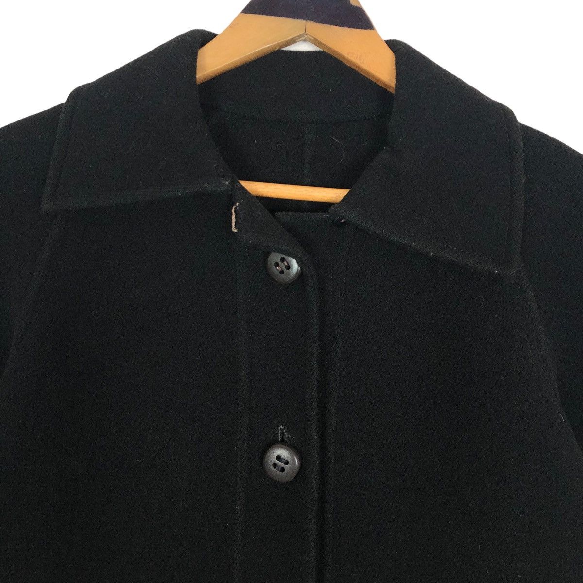 Vintage Vintage 80s Maurice Daquin Paris Wool Cashmere Overcoat Size S / US 4 / IT 40 - 5 Thumbnail