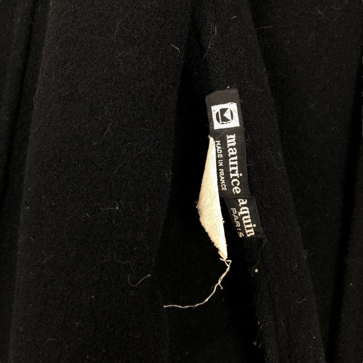 Vintage Vintage 80s Maurice Daquin Paris Wool Cashmere Overcoat Size S / US 4 / IT 40 - 8 Thumbnail