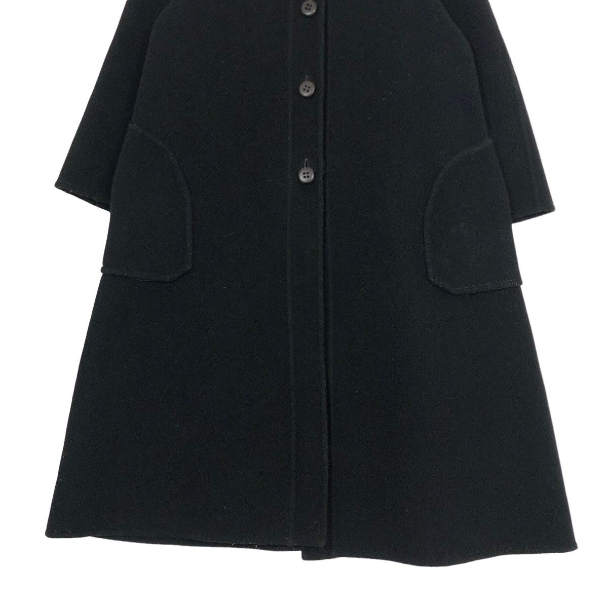 Vintage Vintage 80s Maurice Daquin Paris Wool Cashmere Overcoat Size S / US 4 / IT 40 - 4 Thumbnail