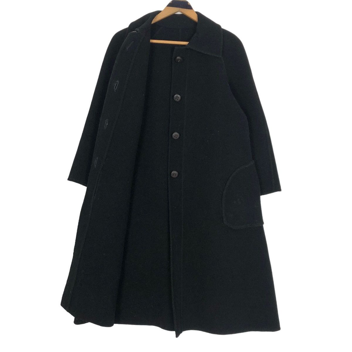 Vintage Vintage 80s Maurice Daquin Paris Wool Cashmere Overcoat Size S / US 4 / IT 40 - 9 Thumbnail