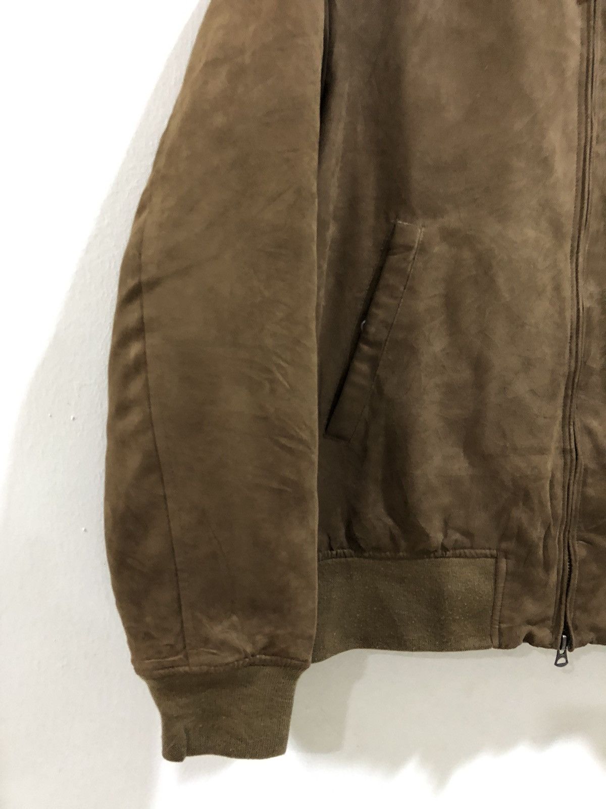 Japanese Brand 🇯🇵 Japanese Brand Uniqlo Faux Suede Bomber Jacket Size US M / EU 48-50 / 2 - 4 Thumbnail