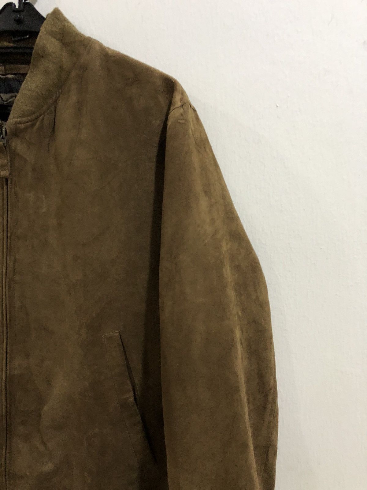 Japanese Brand 🇯🇵 Japanese Brand Uniqlo Faux Suede Bomber Jacket Size US M / EU 48-50 / 2 - 3 Thumbnail