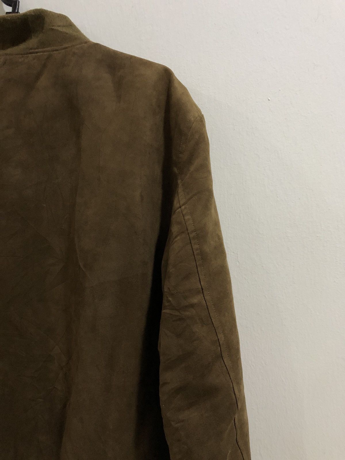 Japanese Brand 🇯🇵 Japanese Brand Uniqlo Faux Suede Bomber Jacket Size US M / EU 48-50 / 2 - 10 Thumbnail