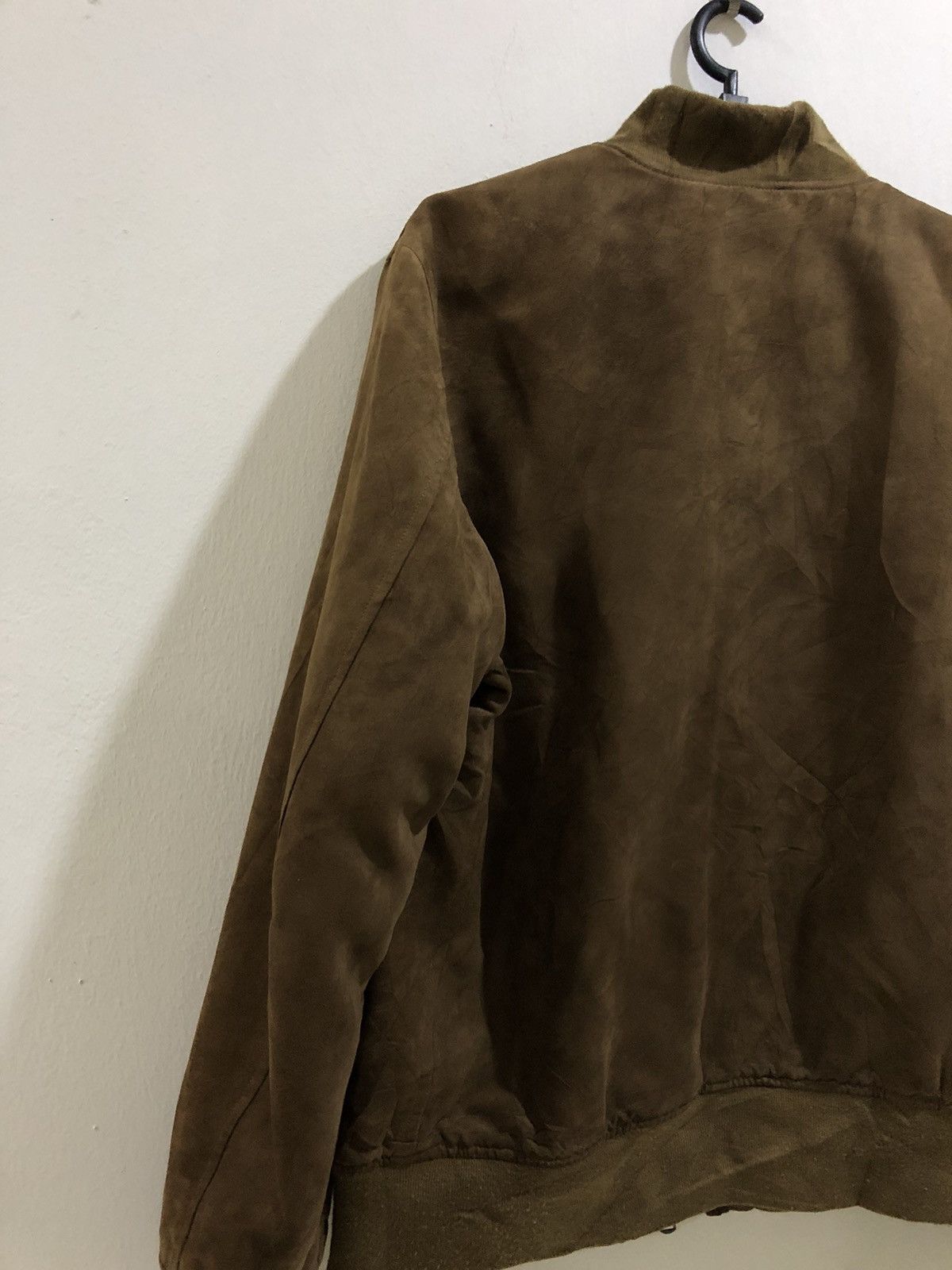 Japanese Brand 🇯🇵 Japanese Brand Uniqlo Faux Suede Bomber Jacket Size US M / EU 48-50 / 2 - 9 Thumbnail