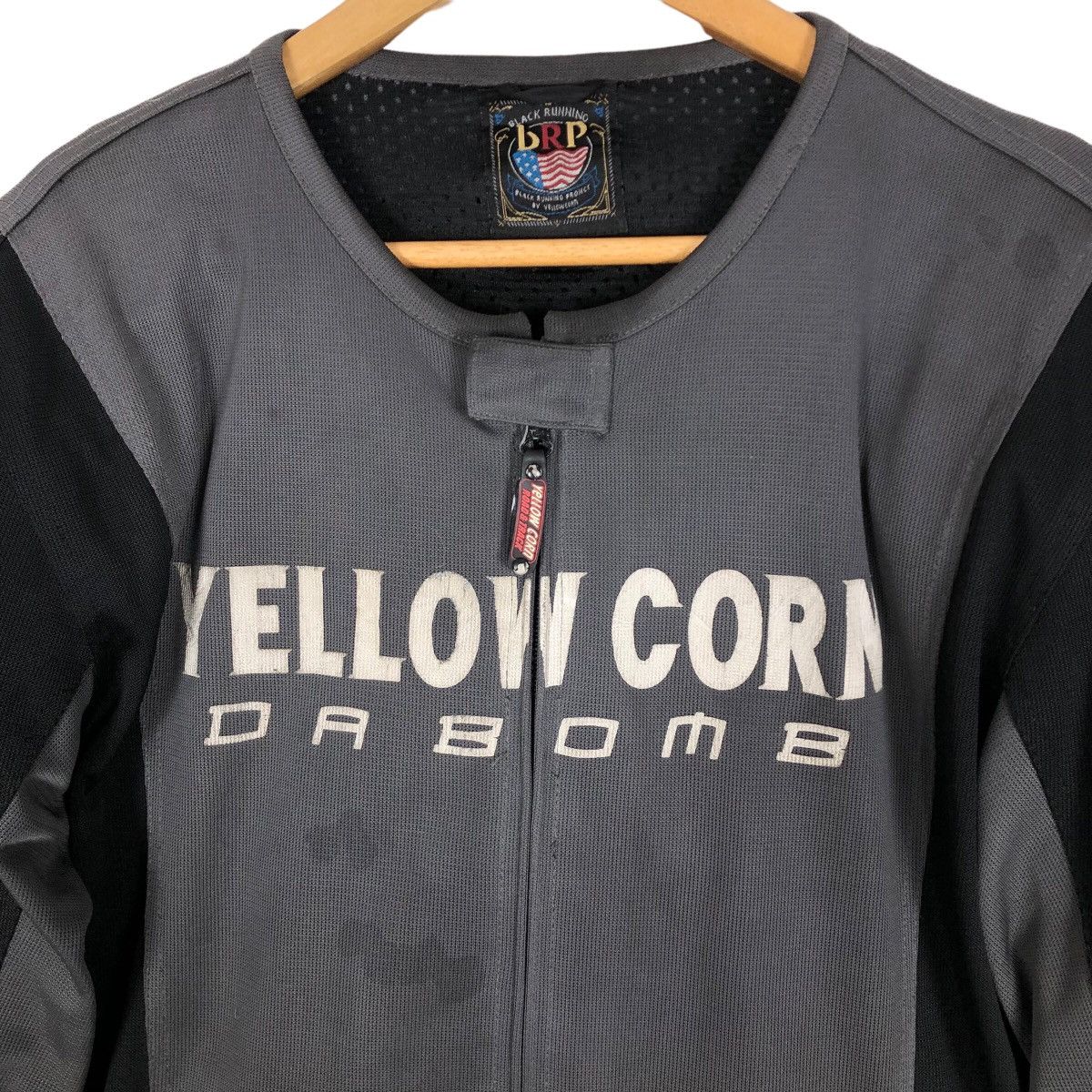 Vintage Vintage 90s Black Running Project Yellow Corn Biker Jacket Size US L / EU 52-54 / 3 - 9 Thumbnail