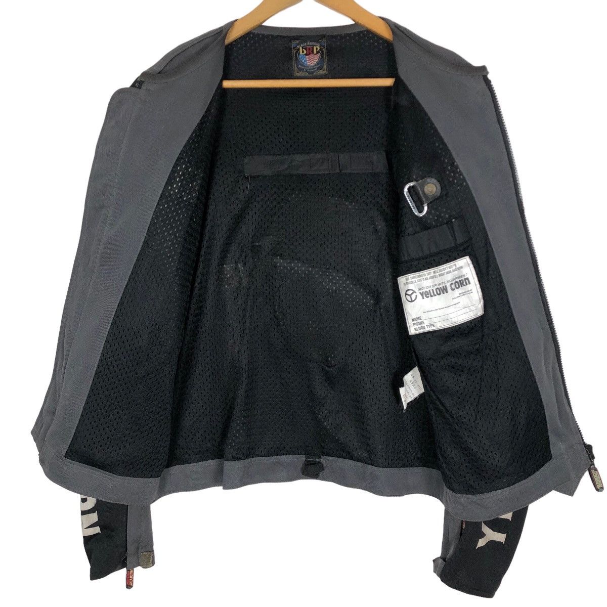 Vintage Vintage 90s Black Running Project Yellow Corn Biker Jacket Size US L / EU 52-54 / 3 - 4 Thumbnail