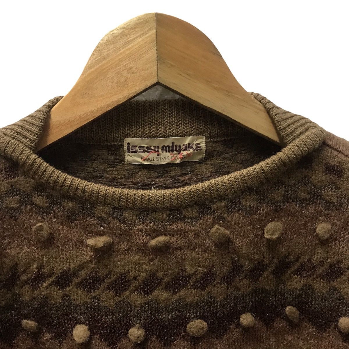 Issey Miyake Vintage 80s issey miyake wool knitted crewneck sweater japan Size S / US 4 / IT 40 - 2 Thumbnail