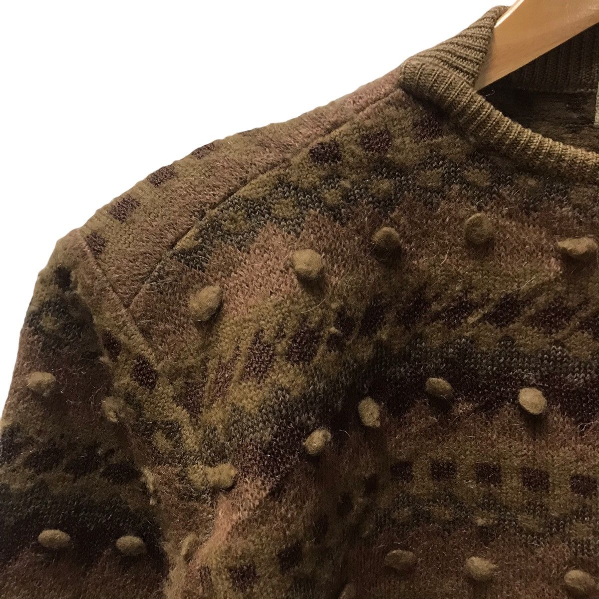 Issey Miyake Vintage 80s issey miyake wool knitted crewneck sweater japan Size S / US 4 / IT 40 - 3 Thumbnail