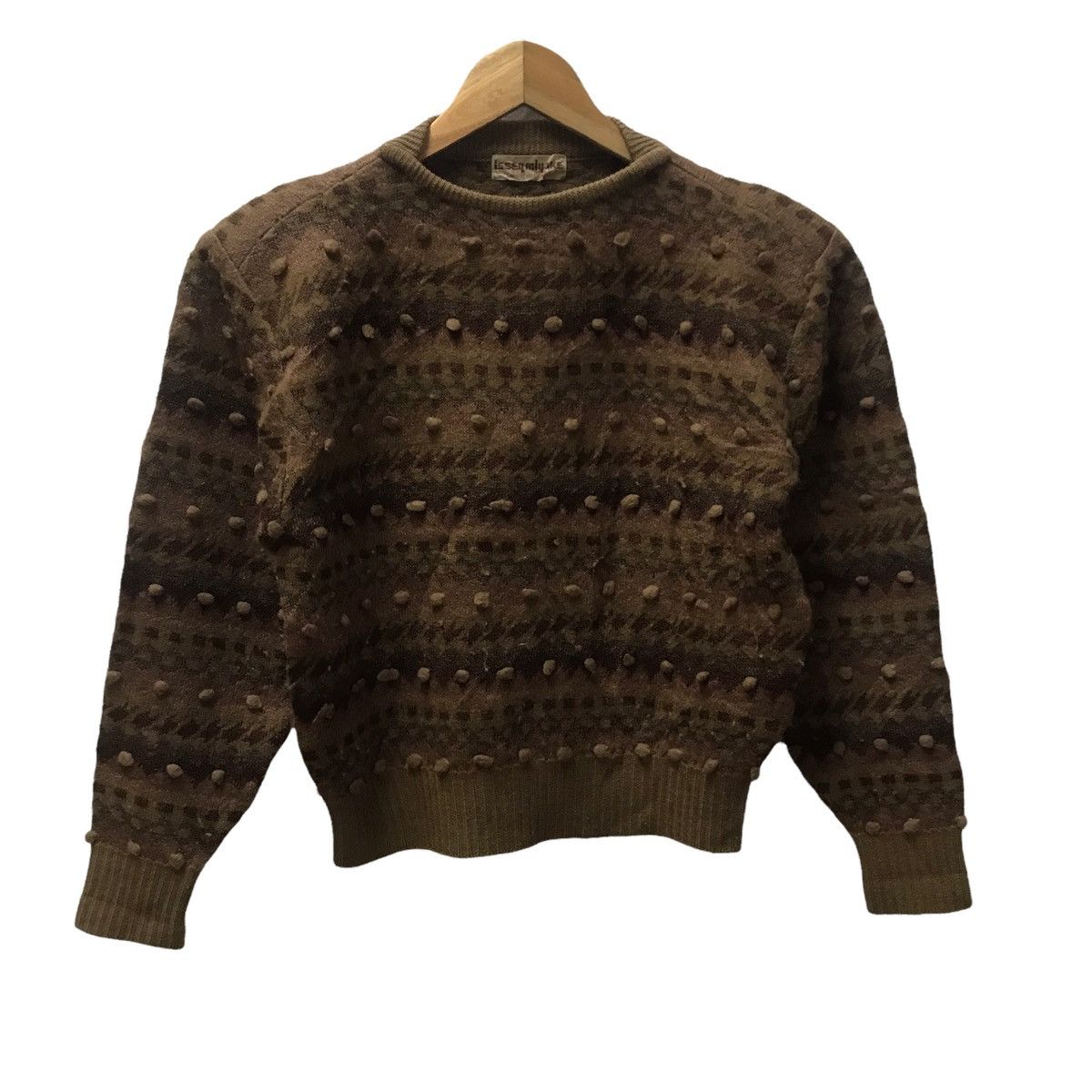 Issey Miyake Vintage 80s issey miyake wool knitted crewneck sweater japan Size S / US 4 / IT 40 - 1 Thumbnail