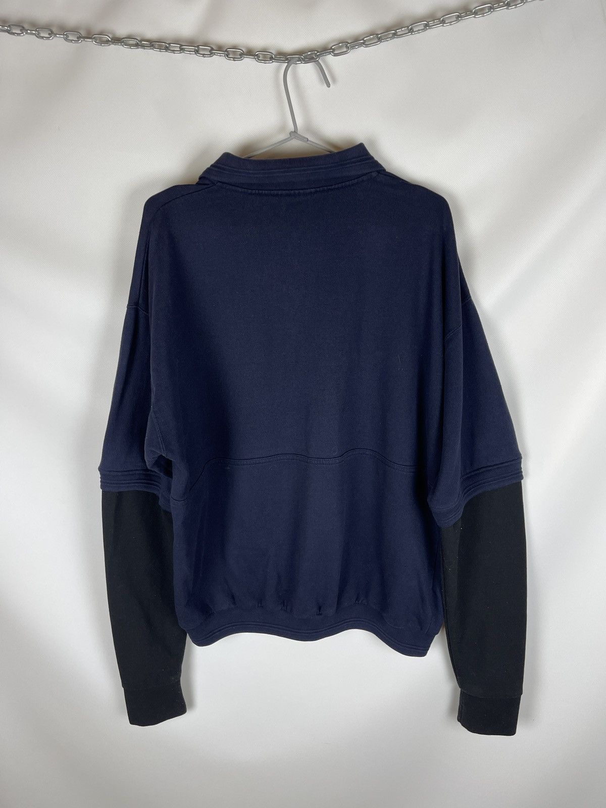 Nike Nike vintage 80s 90s Beaverton Oregon rugby long sleeve polo Size US L / EU 52-54 / 3 - 12 Thumbnail
