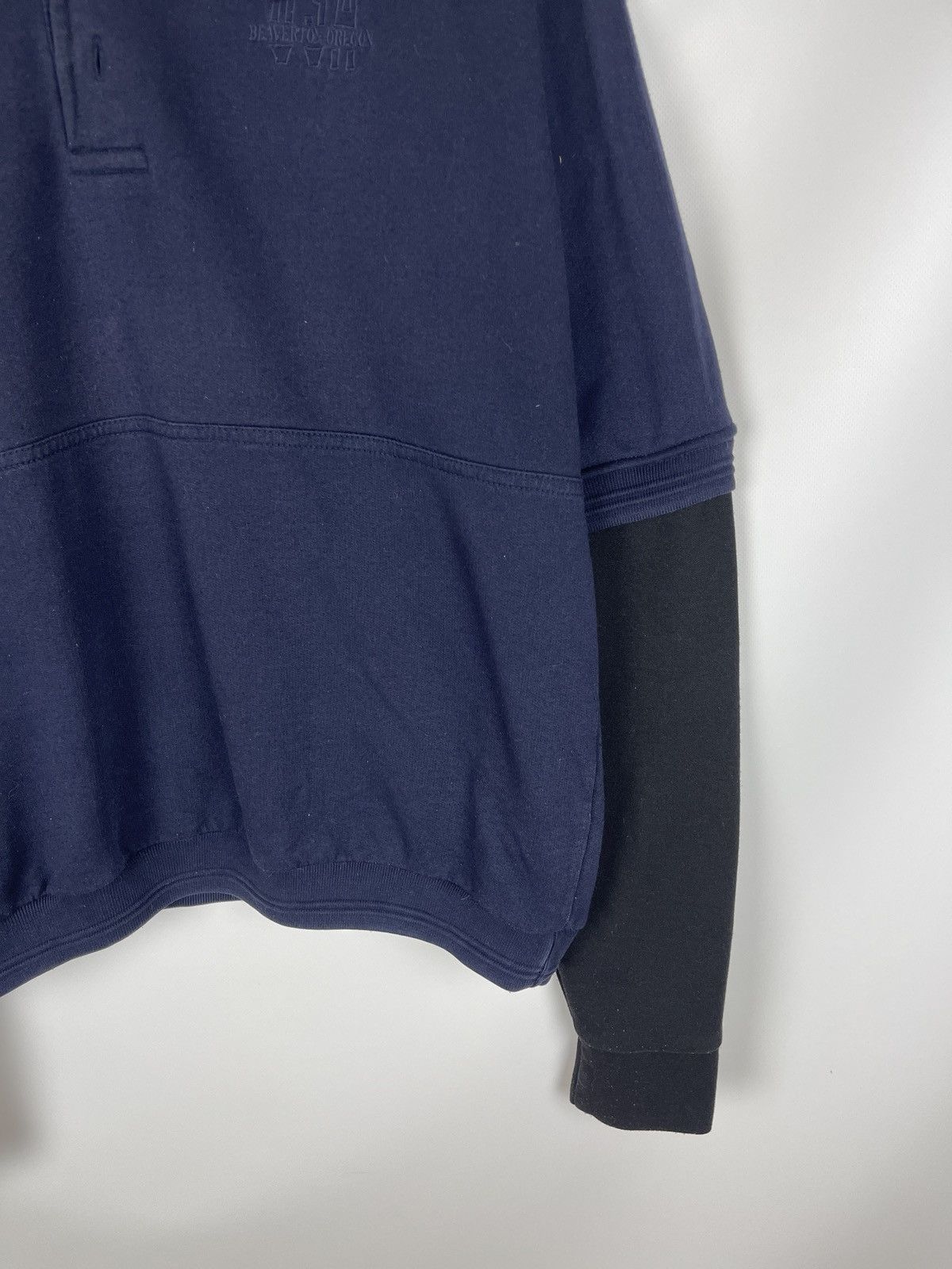 Nike Nike vintage 80s 90s Beaverton Oregon rugby long sleeve polo Size US L / EU 52-54 / 3 - 5 Thumbnail