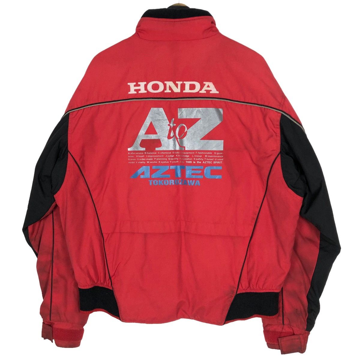 Honda Vintage Honda A To Z Light Jacket Big Logo Size US XL / EU 56 / 4 - 1 Thumbnail