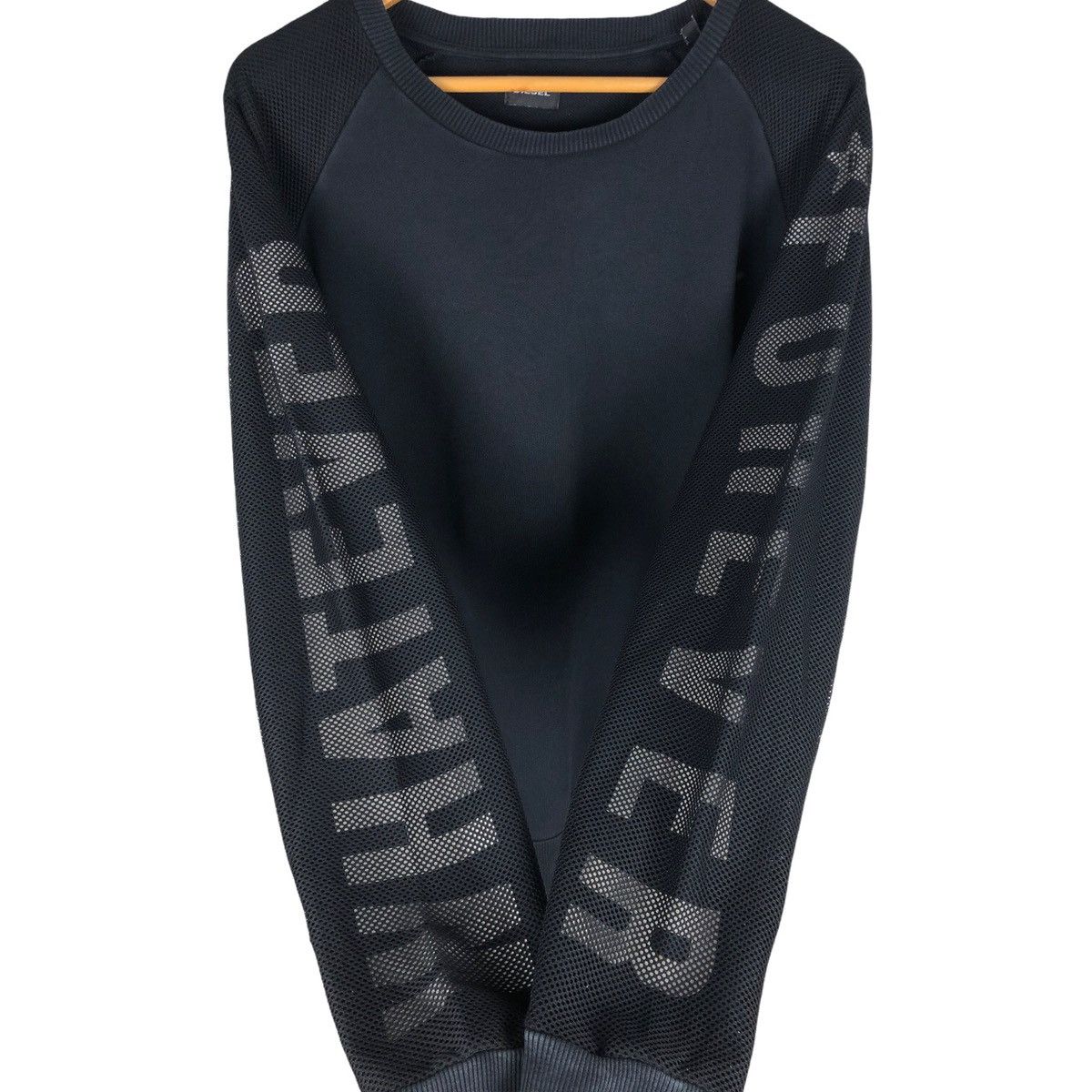 Diesel Vintage Diesel Black Sweatshirt Size US XL / EU 56 / 4 - 4 Thumbnail