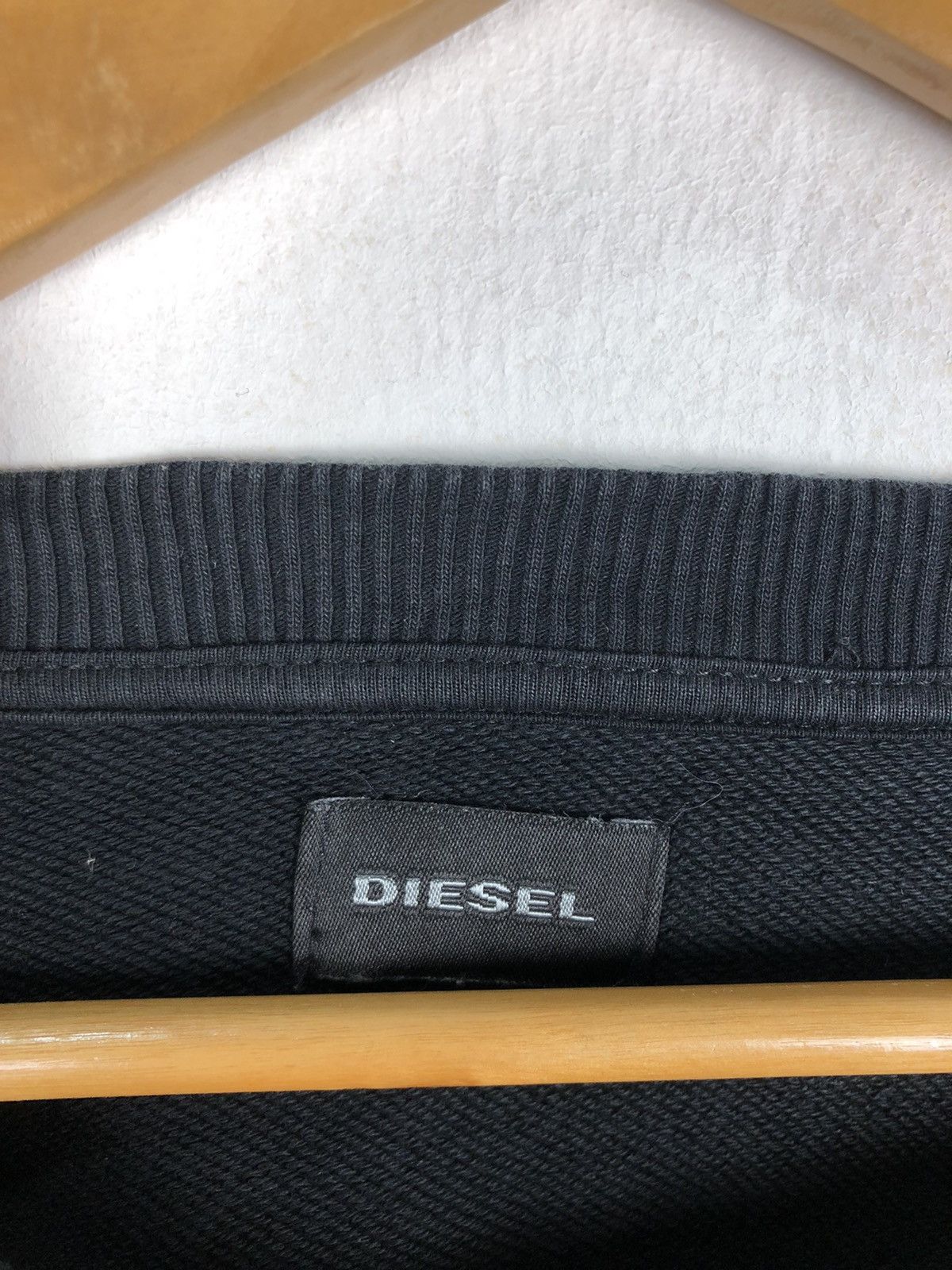Diesel Vintage Diesel Black Sweatshirt Size US XL / EU 56 / 4 - 6 Thumbnail