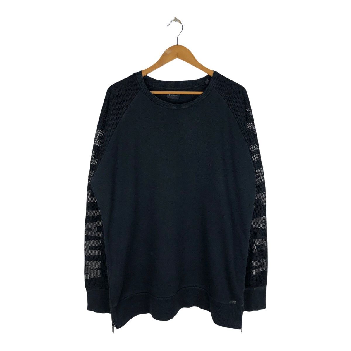 Diesel Vintage Diesel Black Sweatshirt Size US XL / EU 56 / 4 - 1 Thumbnail