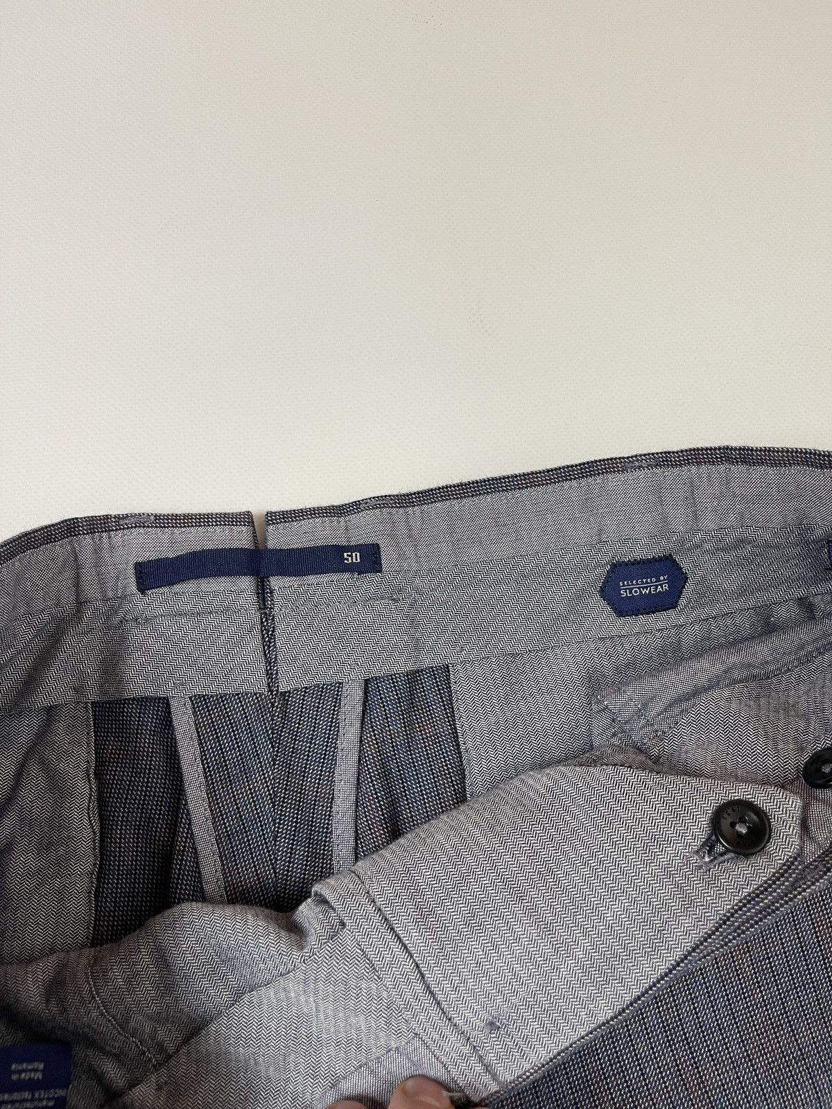 Incotex Incotex selected by Slowear wool pattern casual pants Size US 34 / EU 50 - 9 Thumbnail
