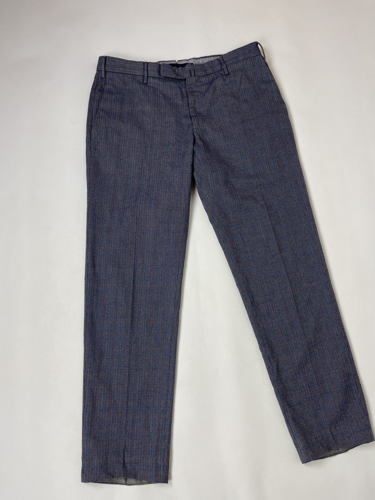 Incotex Incotex selected by Slowear wool pattern casual pants Size US 34 / EU 50 - 3 Thumbnail