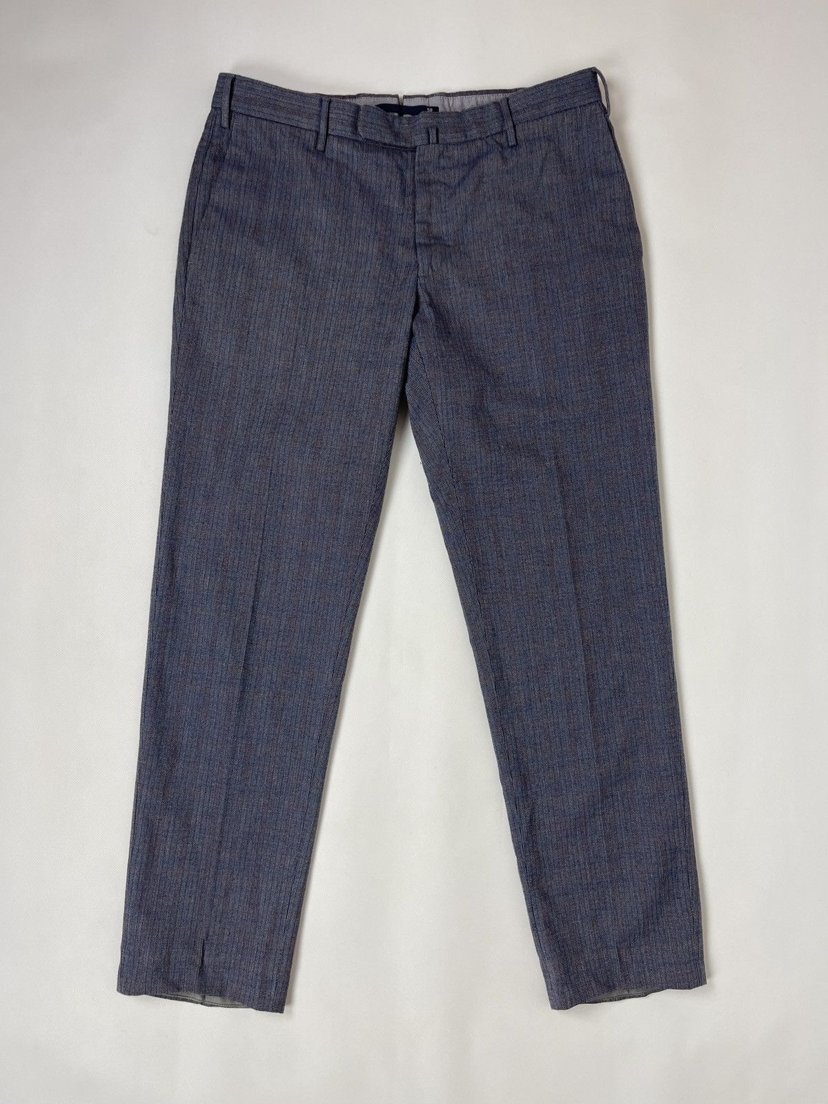 Incotex Incotex selected by Slowear wool pattern casual pants Size US 34 / EU 50 - 2 Thumbnail