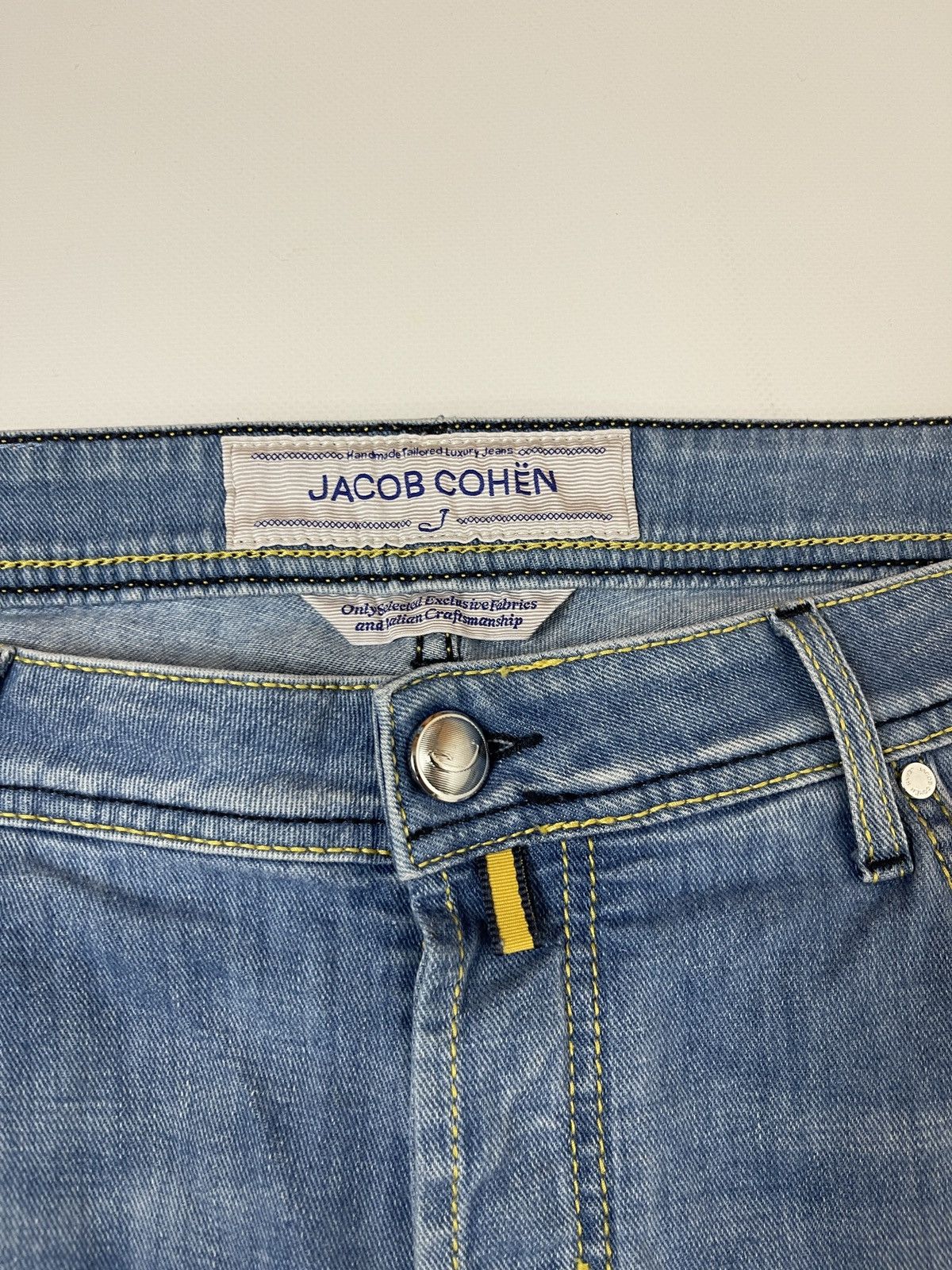 Jacob Cohen Jacob Cohen blue denim Italian fabric jeans pants Size US 37 - 9 Thumbnail