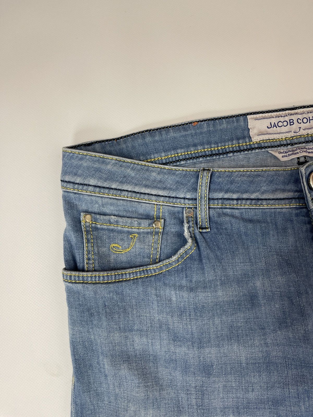 Jacob Cohen Jacob Cohen blue denim Italian fabric jeans pants Size US 37 - 8 Thumbnail