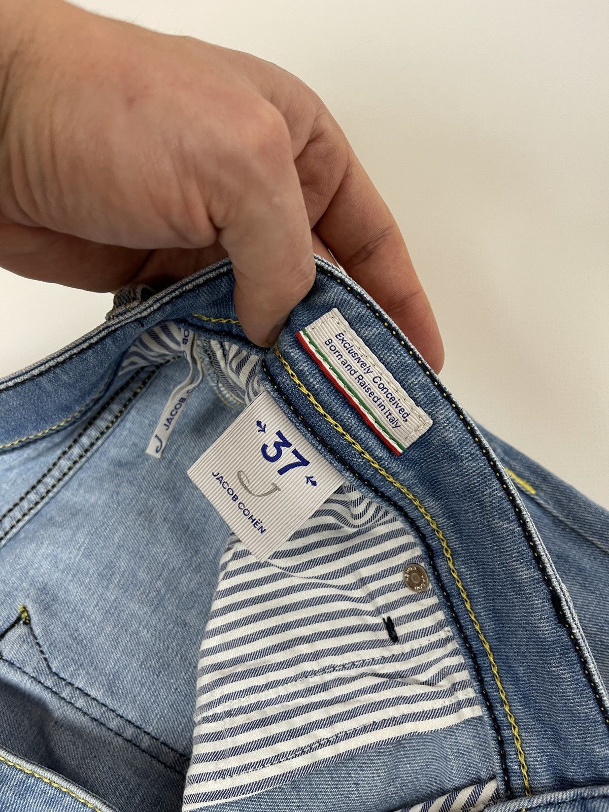 Jacob Cohen Jacob Cohen blue denim Italian fabric jeans pants Size US 37 - 10 Thumbnail