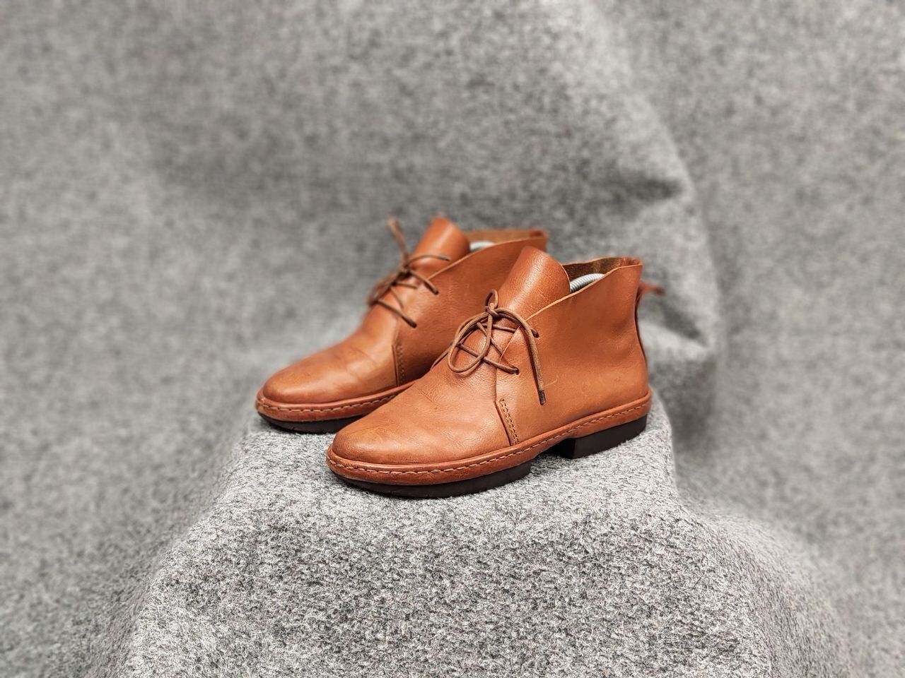 Trippen Trippen Germany Elegant unisex Brown Leather Avantgarde Boot Size US 7 / EU 40 - 12 Thumbnail