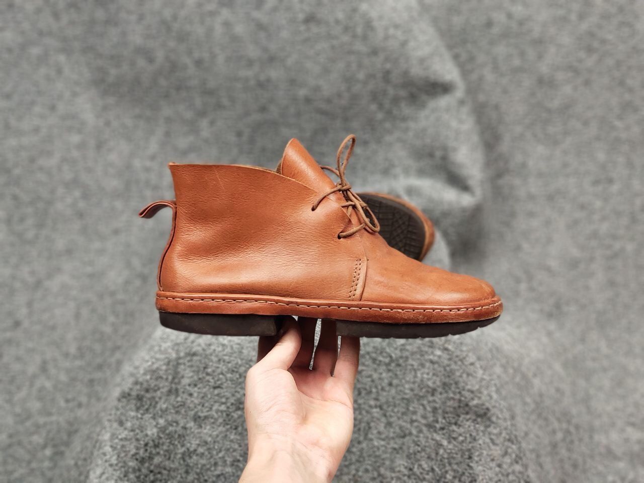 Trippen Trippen Germany Elegant unisex Brown Leather Avantgarde Boot Size US 7 / EU 40 - 23 Thumbnail