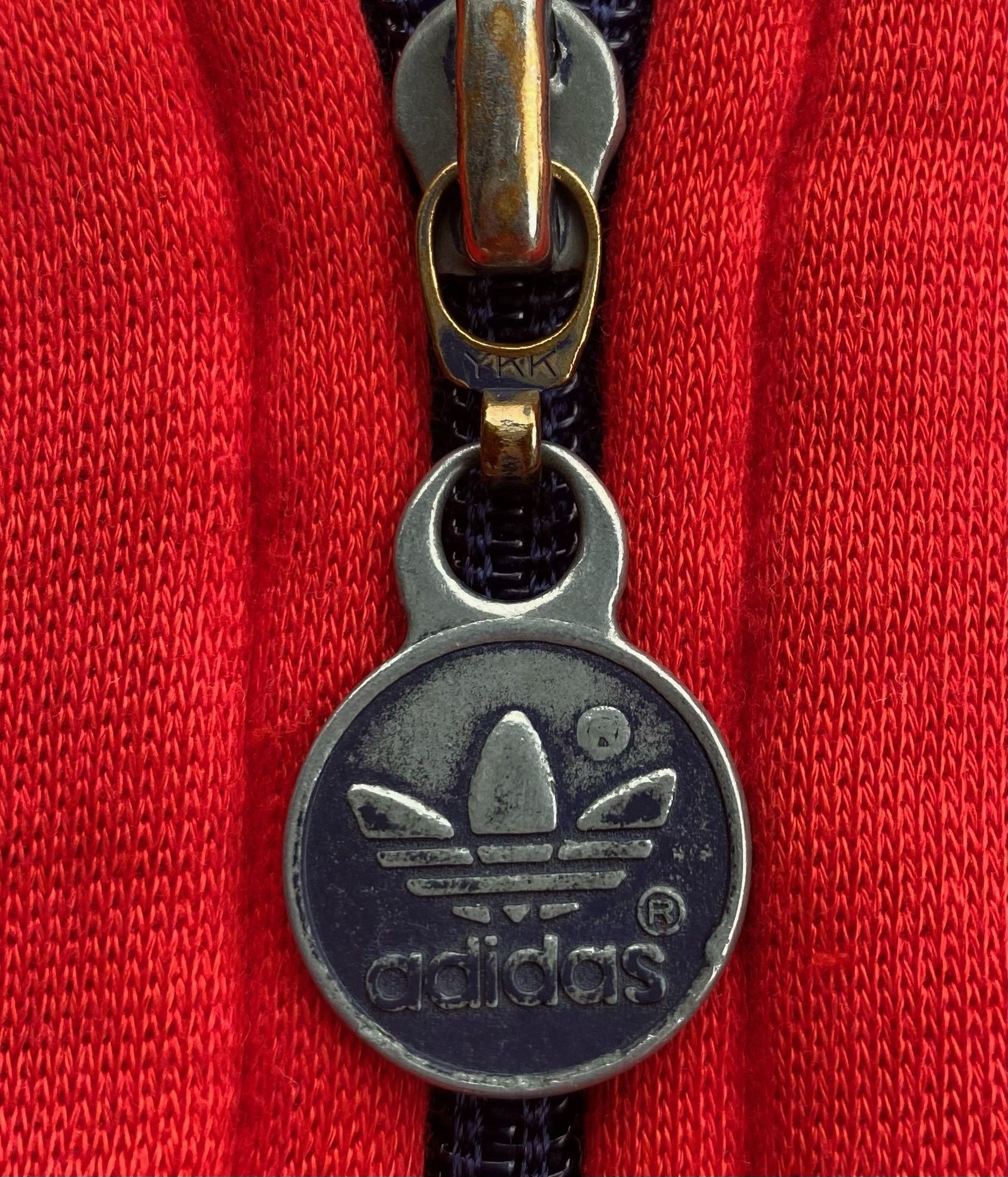 Adidas 80’s Adidas Trefoil Spellout Color Block Track Jacket Mens M Size US M / EU 48-50 / 2 - 5 Thumbnail