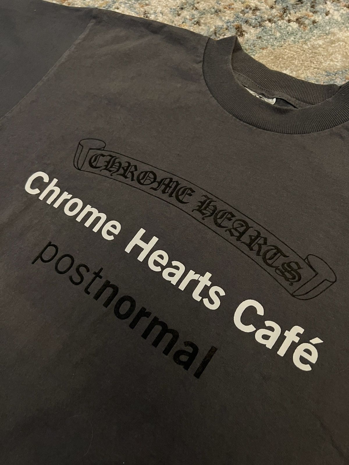 Chrome Hearts Chrome Hearts RARE Café Postnormal Vintage T Shirt Medium Size US M / EU 48-50 / 2 - 1 Thumbnail