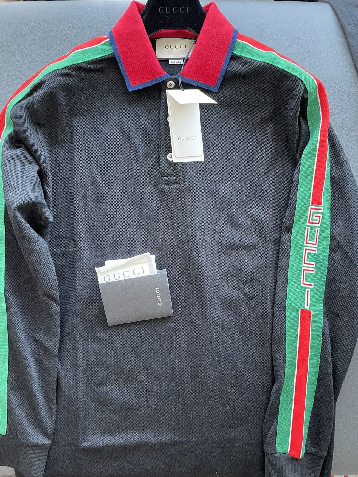 Gucci Limited Edition Super Runway Classic Gucci Logo Polo New Size US L / EU 52-54 / 3 - 1 Thumbnail
