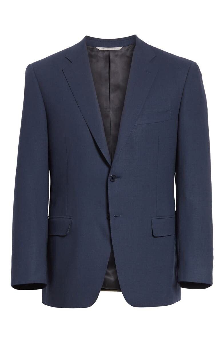 Canali Canali New Men's Classic Wool Blazer, Size 40R - Blue | Grailed