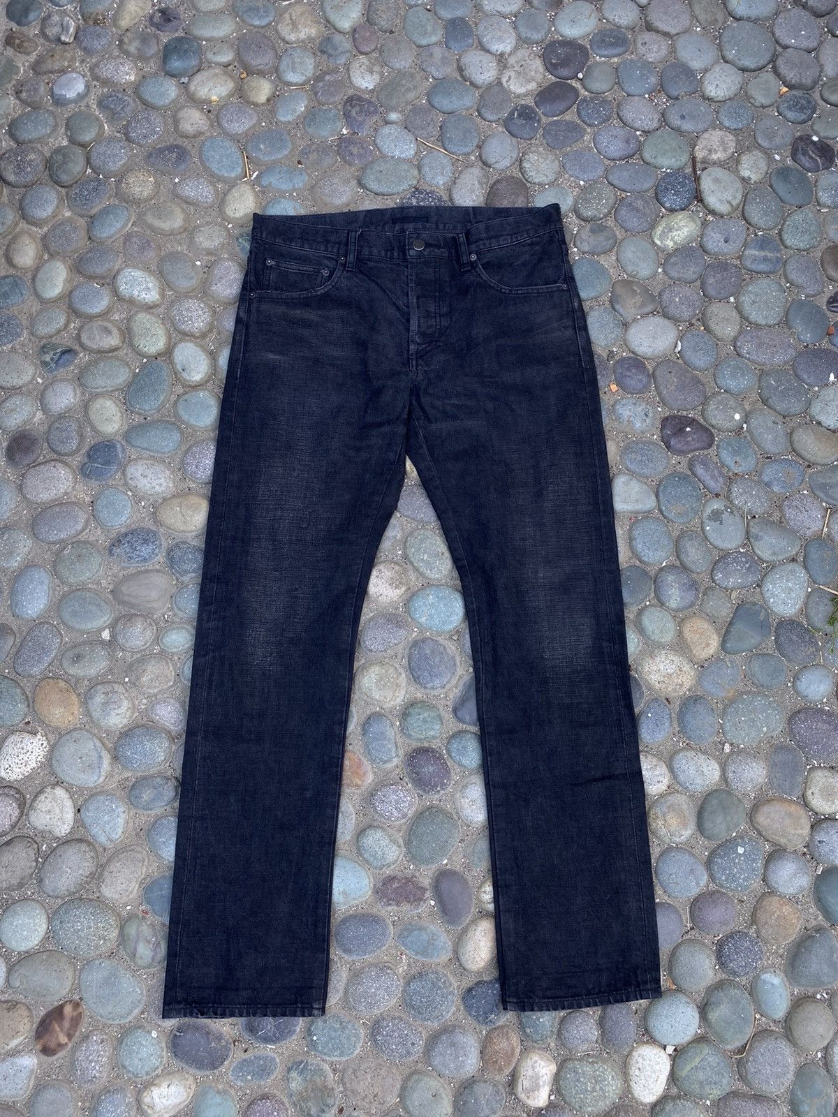 Image of Prada Selvedge Made In Japan Jeans in Black, Men's (Size 30)