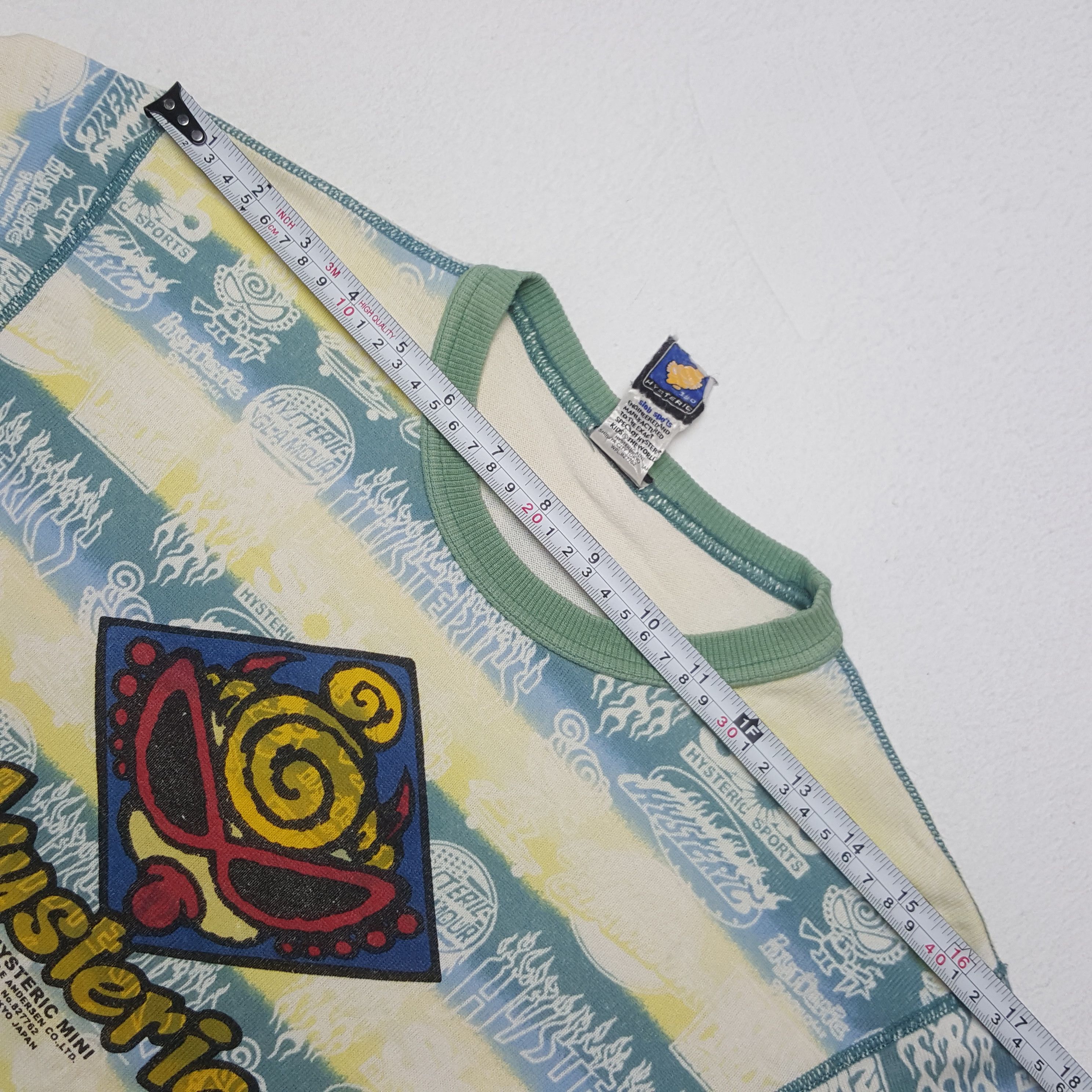 Hysteric Glamour Vintage Hysteric Glamour Mini Striped Design Tshirt Size S / US 4 / IT 40 - 7 Thumbnail