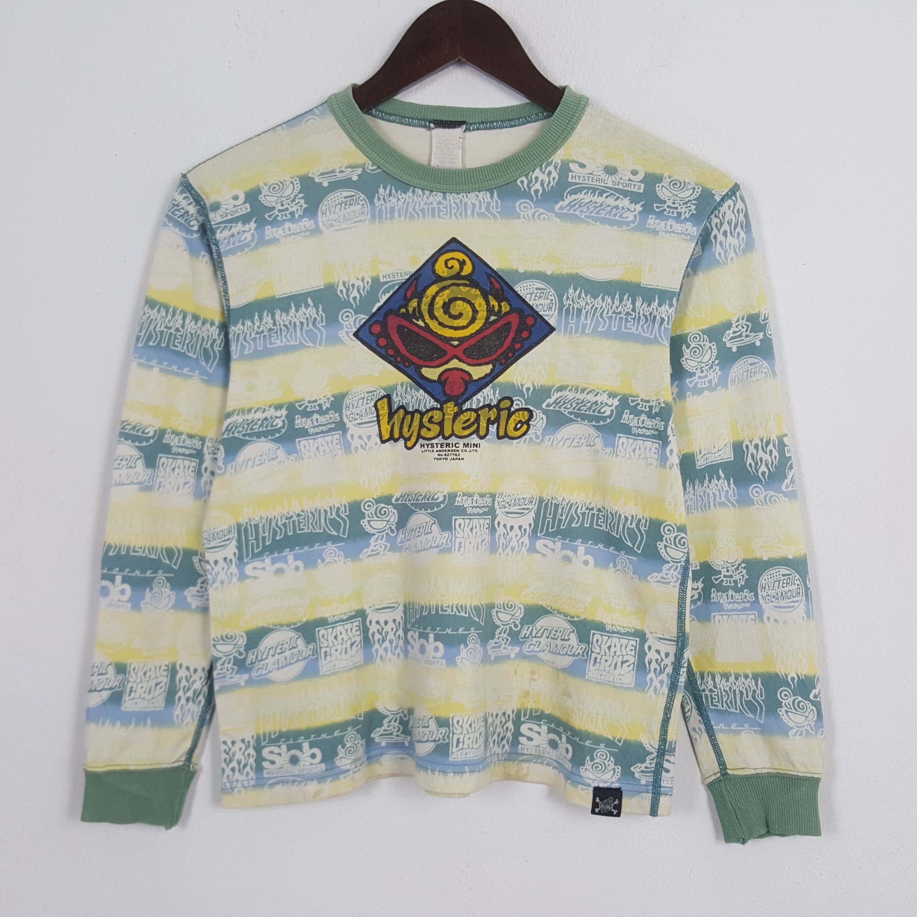 Hysteric Glamour Vintage Hysteric Glamour Mini Striped Design Tshirt Size S / US 4 / IT 40 - 1 Thumbnail