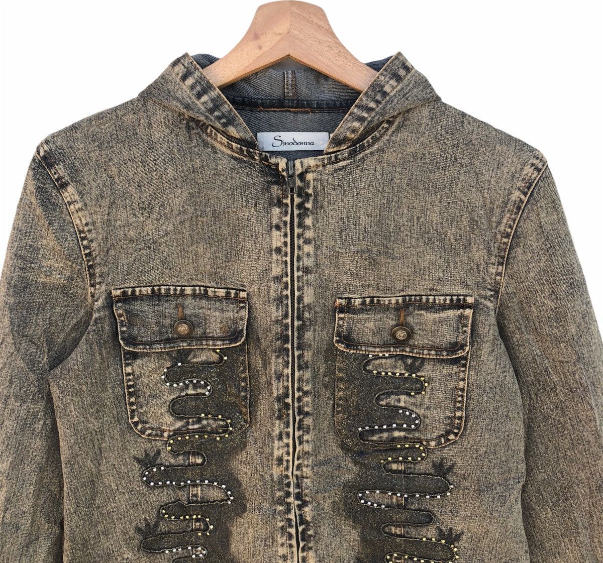 Designer × Japanese Brand × Vintage Rust Denim Jacket Size US S / EU 44-46 / 1 - 2 Thumbnail