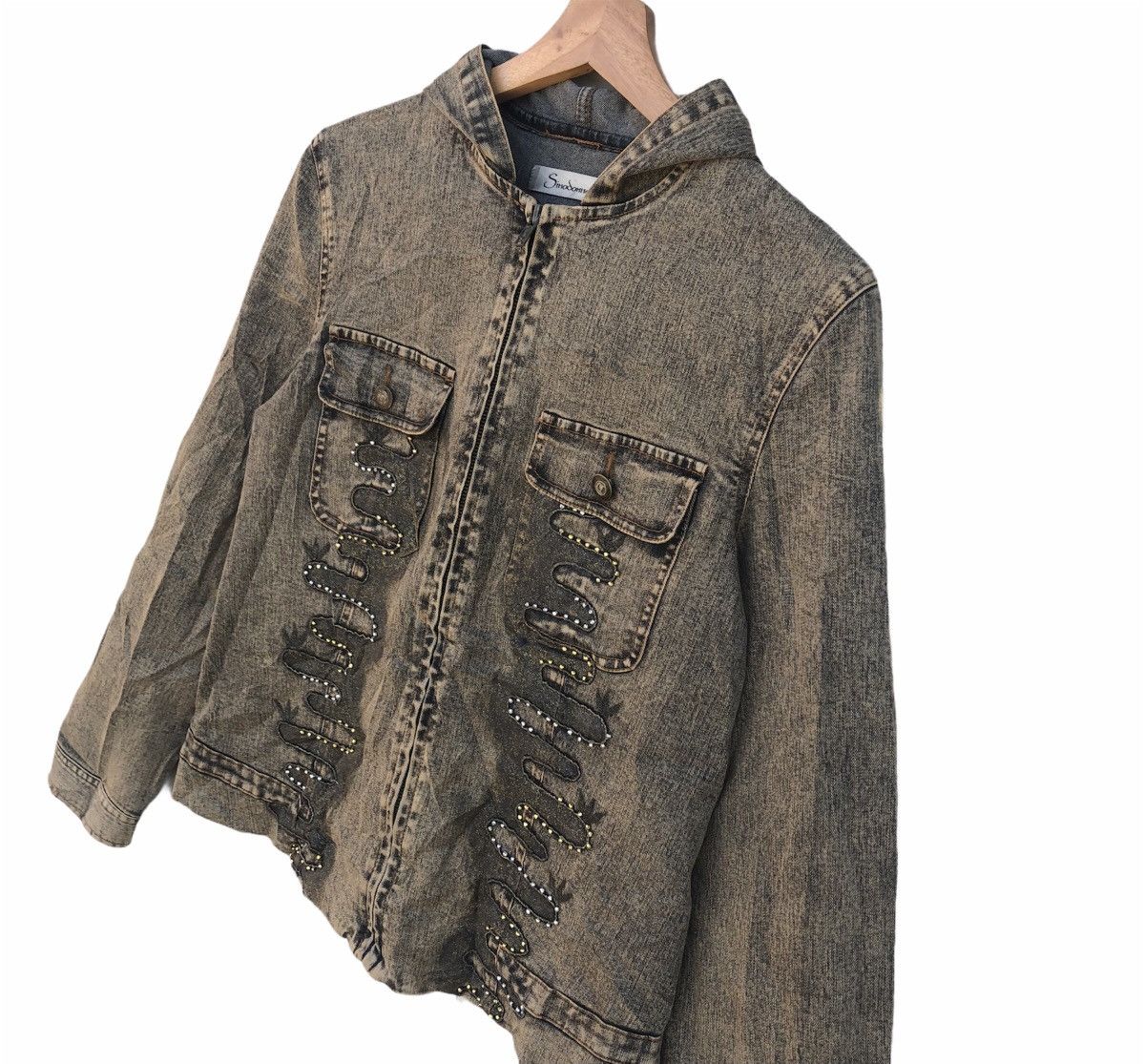 Designer × Japanese Brand × Vintage Rust Denim Jacket Size US S / EU 44-46 / 1 - 6 Thumbnail