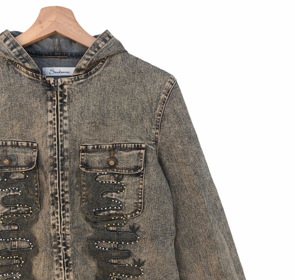 Designer × Japanese Brand × Vintage Rust Denim Jacket Size US S / EU 44-46 / 1 - 4 Thumbnail