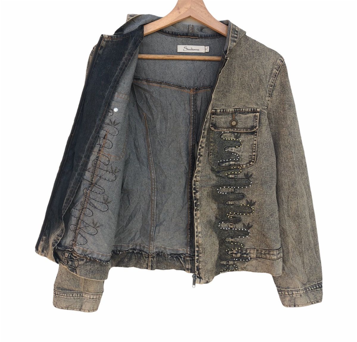Designer × Japanese Brand × Vintage Rust Denim Jacket Size US S / EU 44-46 / 1 - 9 Thumbnail