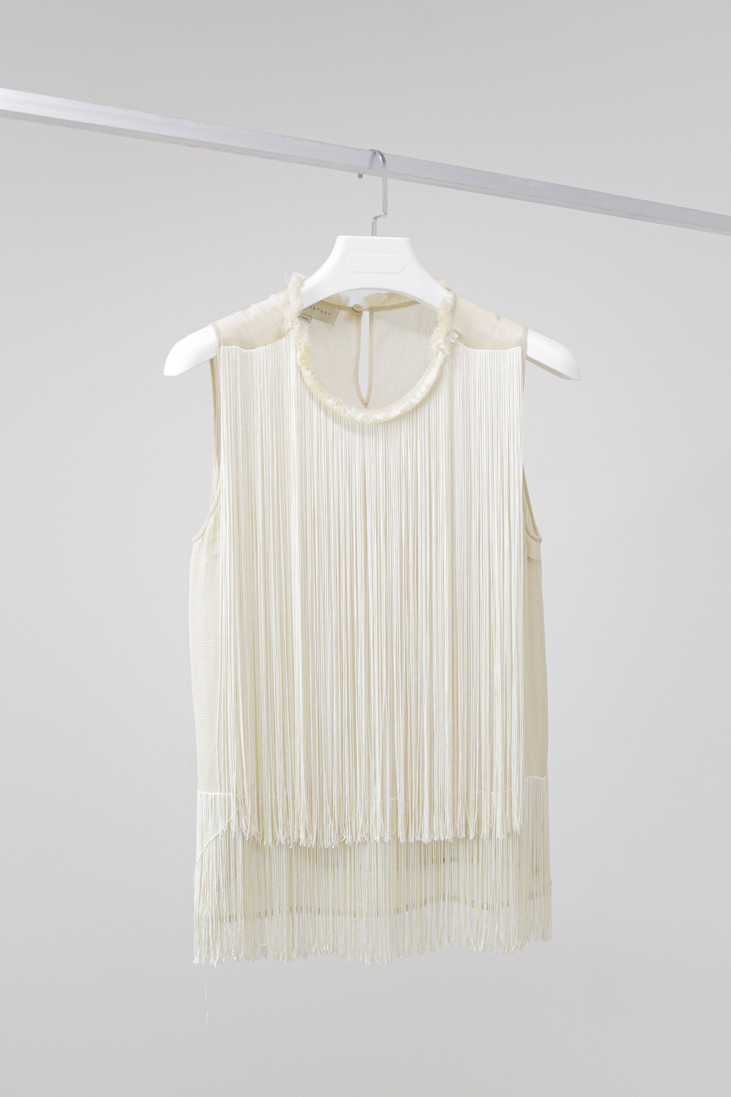 Stella McCartney Silk Fringe Top