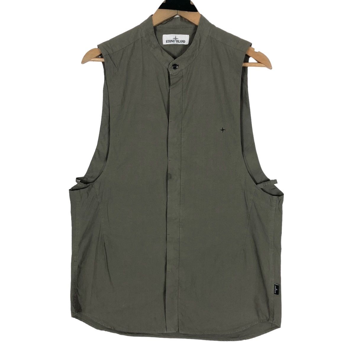Stone Island Lightweight Sleeveless Button Up Vest