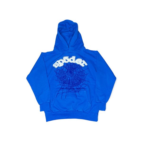 NEW Spider Worldwide × Young Thug Sp5der TC Blue Hoodie Sz S-XL