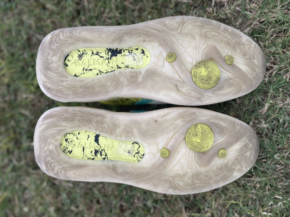Balmain Balmain B Runner Marble-Print Platform Sneaker Size US 11 / EU 44 - 9 Thumbnail