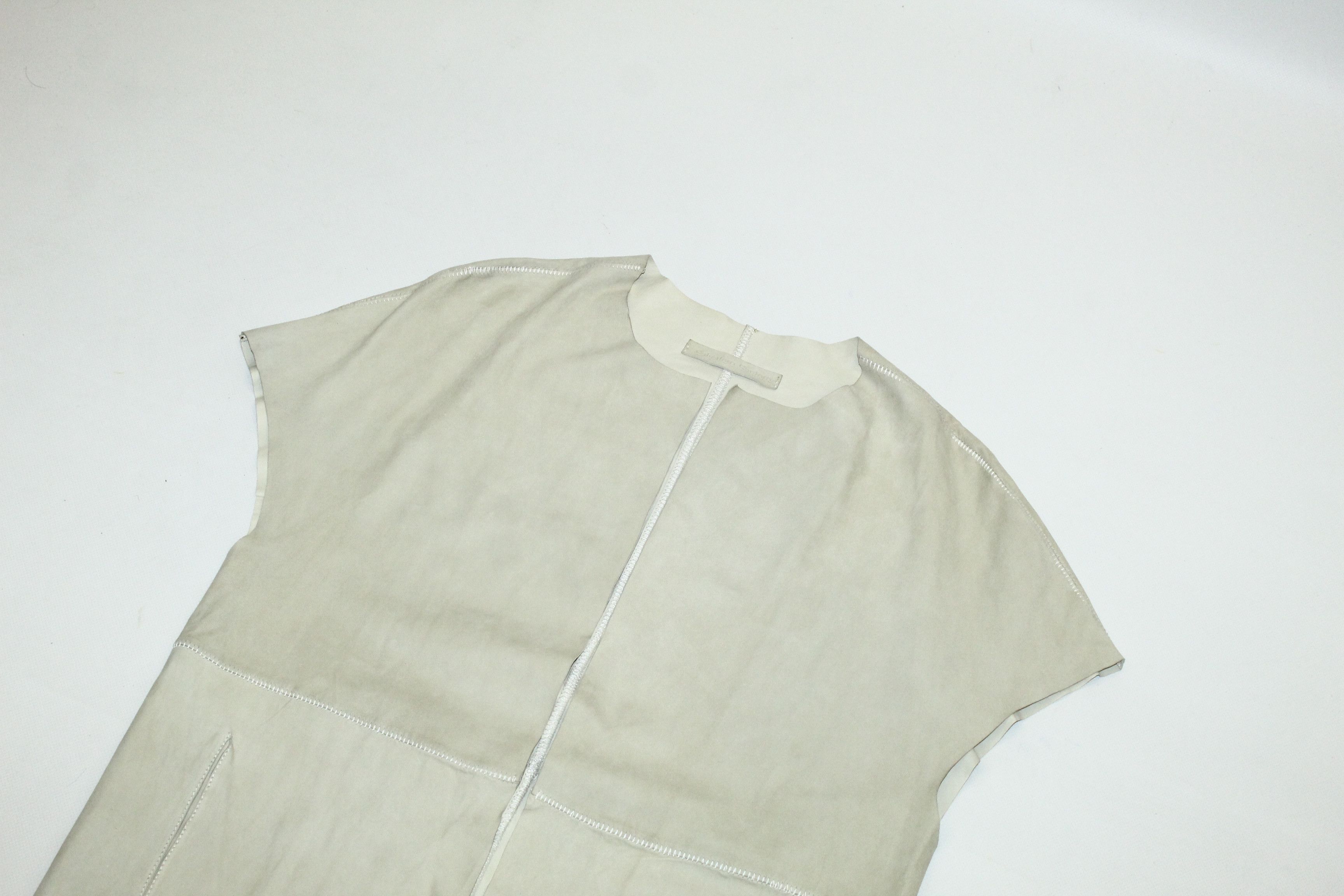 Salvatore Santoro Salvatore Santoro Goatskin Leather Oversized Wrap Vest Size US L / EU 52-54 / 3 - 4 Thumbnail
