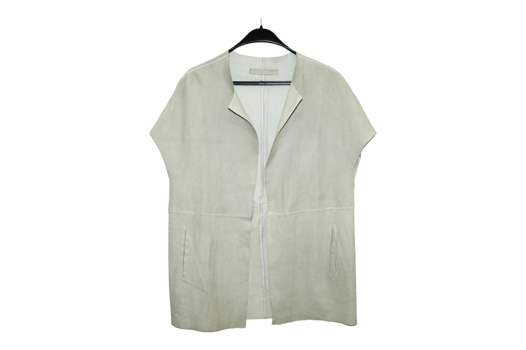 Salvatore Santoro Salvatore Santoro Goatskin Leather Oversized Wrap Vest Size US L / EU 52-54 / 3 - 2 Thumbnail