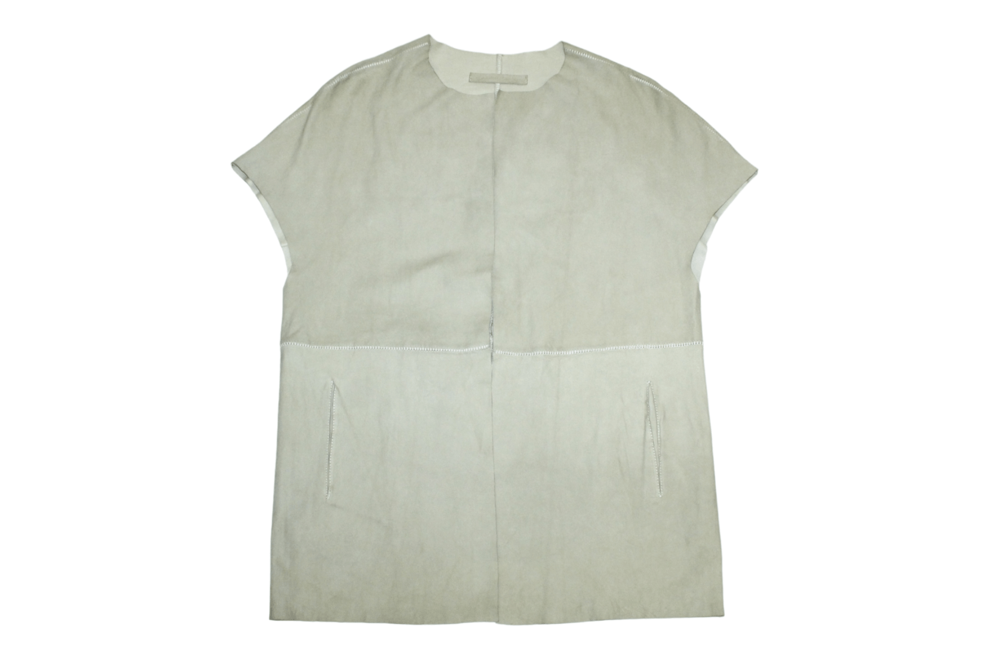 Salvatore Santoro Salvatore Santoro Goatskin Leather Oversized Wrap Vest Size US L / EU 52-54 / 3 - 1 Thumbnail