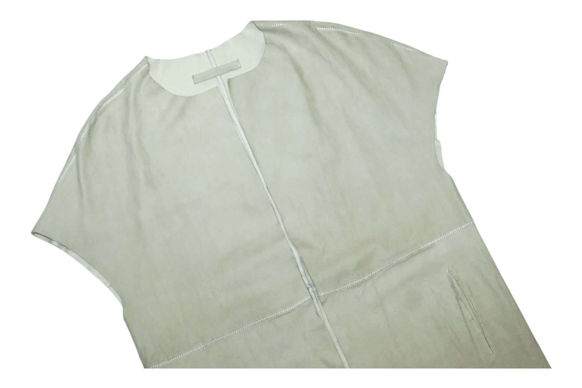 Salvatore Santoro Salvatore Santoro Goatskin Leather Oversized Wrap Vest Size US L / EU 52-54 / 3 - 5 Thumbnail