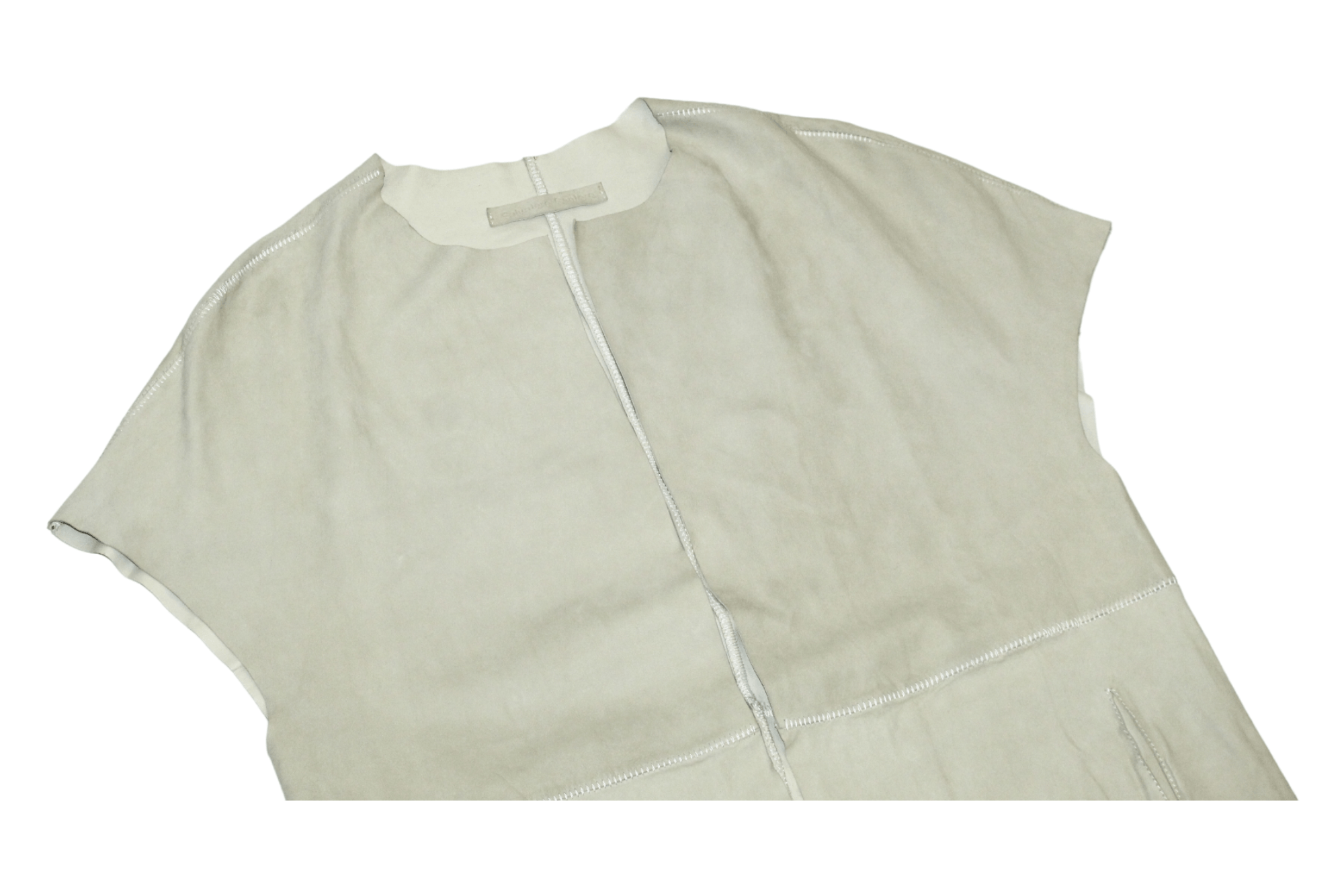 Salvatore Santoro Salvatore Santoro Goatskin Leather Oversized Wrap Vest Size US L / EU 52-54 / 3 - 3 Thumbnail