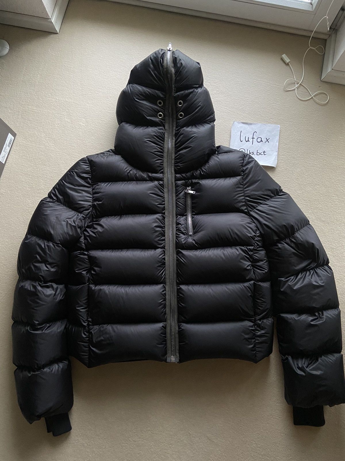 Rick Owens NEW | FW22 STROBE RUNWAY GIMP PUFFER DOWN JACKET SIZE 38 Size US XS / EU 42 / 0 - 4 Thumbnail