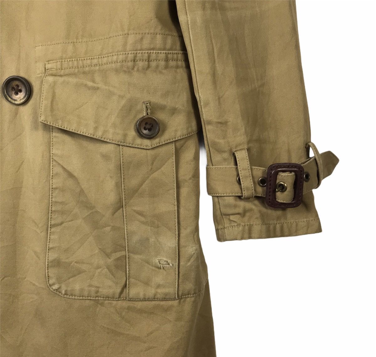 RRL Ralph Lauren × Ralph Lauren × Vintage Vintage Ralph Lauren Double Breasted Long Coat Jacket Size US S / EU 44-46 / 1 - 6 Thumbnail