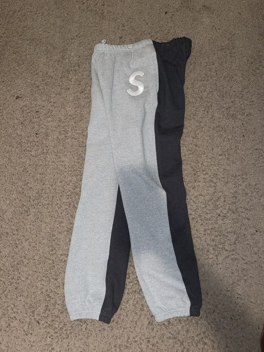 Supreme Supreme S Logo Split Sweatpants | Grailed